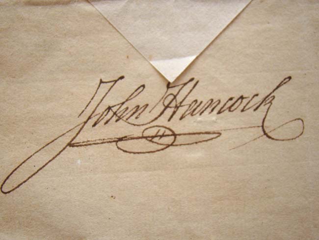 An 18th century Ships' Registry document signed by JOHN HANCOCK as Governor of Massachusetts on Jan.22, 1785. — image 2